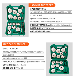 Jeu de clés à filtre à huile, outils à main pour filtre à huile, clé de démontage, clé de démontage automobile, outil de garage - Product Image 3