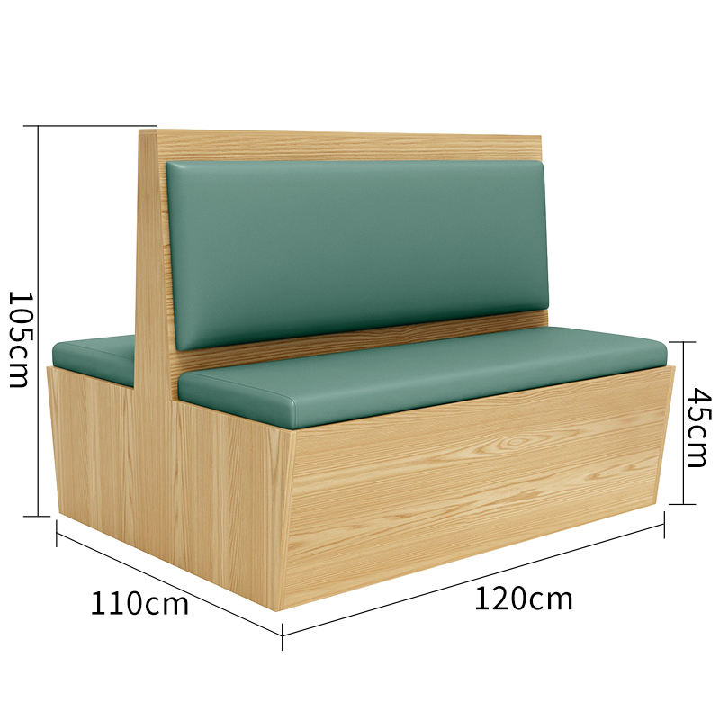 บูธคู่สีเขียว