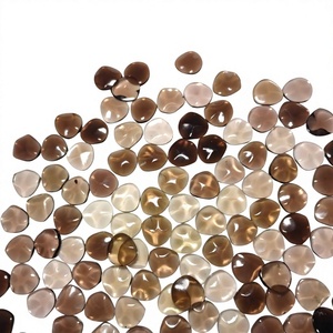 Perles de pierres précieuses en cabochon de pierre de lune chocolat naturelle certifiée FAIJAN GEMS de qualité supérieure du Rajasthan pour la fabrication de bijoux - Product Image 1