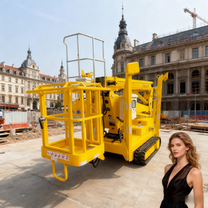 Araignée automotrice tout terrain certifiée Ce Iso Boom Lift pour le travail aérien sur chenilles Man Sky Boom Lift pour la commodité du travail - Product Image 4