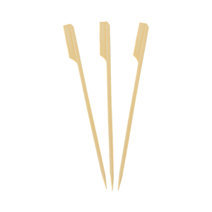 902163-64 50 unidades/bolsa 12cm 18cm Brochetas de Bambú Natural para Barbacoa, Parrilla, Kebab y Asados <span class=keywords><strong>PartyMaker</strong></span> - Product Image 2