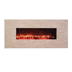 Meuble TV avec cheminée en fonte à bas prix cadre double face vapeur d'eau 70 pouces LED armoire de cheminée de table en bois pour l'extérieur - Product Image 2