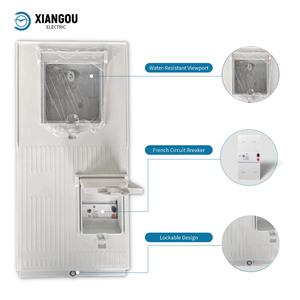 Disjoncteur différentiel (RCCB) et disjoncteur à courant continu (MCCB) pour boîtier de compteur électrique, IP54, 440V, monophasé/triphasé, Afrique - Product Image 2