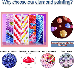 SONGWOOART Set Pittura Diamante 5D Fai da Te Casa delle Caramelle Colorata per Decorazione Casa, Set Pittura Diamante Personalizzabile - Product Image 3