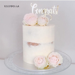 Decorazioni per torta acriliche personalizzate in oro argento rosa congrati <span class=keywords><strong>Design</strong></span> di <span class=keywords><strong>laurea</strong></span> per natale pasqua Ramadan decorazioni di ringraziamento - Product Image 1