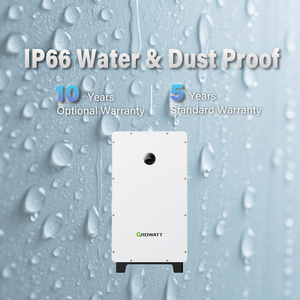 Growatt WIT50~100K-HU ระบบไฮบริดพลังงานแสงอาทิตย์ แรงดันสูง สามเฟส AC แบตเตอรี่ IP66 99.9% MPPT - Product Image 1