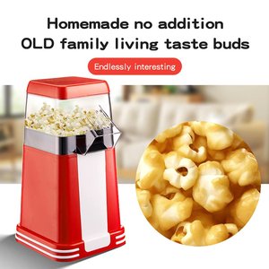 Red Electric <b>Popcorn</b> Maker Mini Fully Automatic <b>Popcorn</b> <b>Machine</b> Household Snack Kettle - Product Image 5