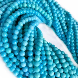 Perles rondes turquoises, pierres précieuses naturelles, <span class=keywords><strong>de</strong></span> haute qualité, <span class=keywords><strong>prix</strong></span> moins cher, nouveau, - Product Image 3