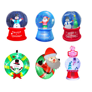 Decoraciones de vacaciones inflables de Gnomo de 5 pies, patio al aire libre, Festival de Navidad, decoraciones de jardín de Gnomo inflables <span class=keywords><strong>Lowes</strong></span> iluminadas - Product Image 5
