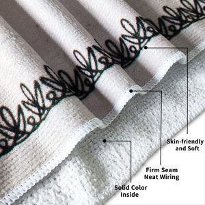Serviette de plage et de bain extra large en microfibre, imprimée sur mesure avec le symbole du dollar américain, 2026 - Product Image 5