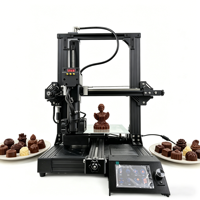 Printer Cokelat 3D Otomatis Portabel dengan Auto Leveling USB Baru Garansi 1 Tahun - Mesin Pencetak 3D Efisiensi Tinggi Hadiah Edukasi