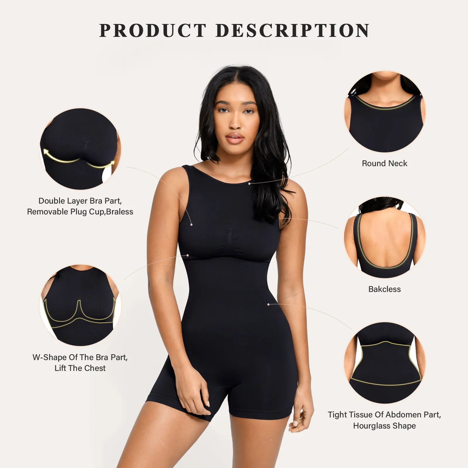 Vente en gros Vêtements de yoga pour le fitness bodycon personnalisés Combinaison pour chat Combinaison de fitness Combinaison de gym pour femmes Combinaison de yoga une pièce sans couture Combinaisons