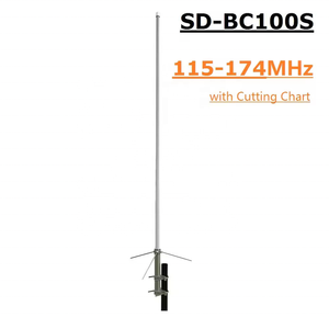 เสาอากาศรับส่งสัญญาณวิทยุทางอากาศ 118-136MHz แบบรอบทิศทาง VHF สำหรับติดตั้งภายนอกอาคาร - Product Image 2