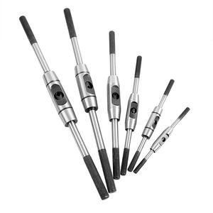 Llave de roscado manual reforzada de estilo europeo, herramienta de roscado de acero integral para machos de roscar circulares métricos/imperiales - Product Image 5