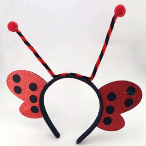 Bug Antenne Bandeau <span class=keywords><strong>Coccinelle</strong></span> Aile Abeille Papillon Insecte Bande De Cheveux Costume Accessoire Unisexe Adulte Enfants Halloween Cadeau - Product Image 4