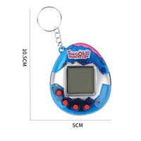 Porte-clés électronique pour animaux de compagnie 90S nostalgique 168 animaux de compagnie en un cyber-virtuel noël jouet pour animaux de compagnie cadeaux pour enfants
