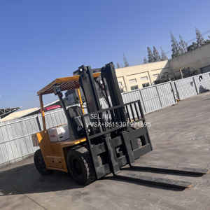 Venta caliente usada TCM FD60 FD70 FD100 6-10 Ton carretilla elevadora máquina de construcción con batería y motor Pallet Jack para la venta - Product Image 1