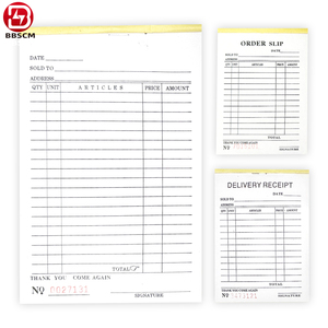 Carnet de commandes personnalisé, reçu, <span class=keywords><strong>facture</strong></span>, 1 à 6 plis, 9,5x11 pouces, rame de papier autocopiant continu NCR pour ordinateur - Product Image 5