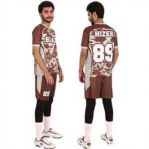 Maßgeschneidertes Unisex Fußballtrikot BLAZ HIZER 89 Tarnmuster Sublimationsdruck Schnelltrocknend Antibakteriell Atmungsaktiv Polyester Rundhalsausschnitt - Product Image 1