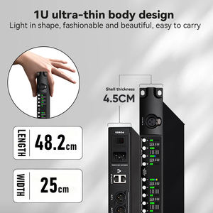 เพาล์คิตสัน SD448 โปรเซสเซอร์เสียง อีฟเฟคเตอร์ AUTO/FIR/EQ ดิจิตอล DSP RTA โปรเซสเซอร์เสียง อุปกรณ์เสียงระดับมืออาชีพ - Product Image 6