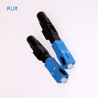 Conector Rápido de Fibra Óptica FTTX FTTH de Alta Calidad, Conector Óptico SC UPC APC SC PC