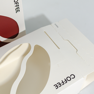 <span class=keywords><strong>2025</strong></span> Chất lượng cao tùy chỉnh in màu dày các tông màu trắng xé hộp bao bì cho cà phê - Product Image 6