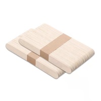 50 Pcs Bundle Emballé Bord Rond 114*10*2mm Bâtons De Crème Glacée En Bois Bâtons De Popsicle En Stock