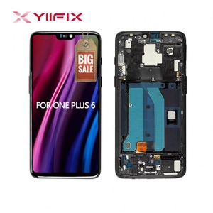 จอแสดงผล LCD หน้าจอสัมผัสแบบ TFT สำหรับ <span class=keywords><strong>OnePlus</strong></span> 1+ <span class=keywords><strong>6</strong></span> <span class=keywords><strong>A6000</strong></span> | 6T A6010 โครงสีดำ ความสว่าง 400cd+ รับประกัน <span class=keywords><strong>6</strong></span> เดือน - Product Image 1