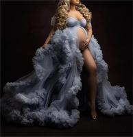 Robe de maternité en dentelle, robes maxi pour femmes, vêtements pour femmes, robe de grossesse pour séance photo, robe moelleuse