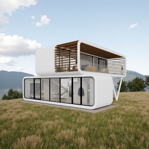 Serres préfabriquées Chine, maison préfabriquée moderne, mini-maison modulaire de 20 pieds, cabane de villégiature, maison de vacances - Product Image 1