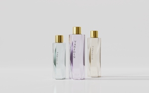 PET PCR-botella de loción de color degradado HDPE, botellas de color mate de tacto suave de 250ml, envase de embalaje de belleza redondo hexagonal de <span class=keywords><strong>nuevo</strong></span> diseño - Product Image 2