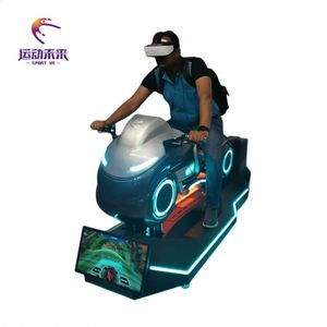 เครื่องเล่นเกมจำลองการขับขี่มอเตอร์ไซค์และรถยนต์เสมือนจริง 9 มิติ แบบอาร์เคดเรซซิ่ง - Product Image 4