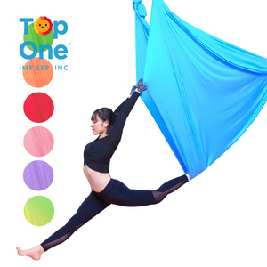 TopOne Handstand Cuerda Dispositivo de entrenamiento Set Columpio Colgante Correa ajustable Hamaca de yoga aérea - Product Image 1