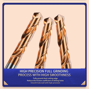 Brocas de carburo de tungsteno TG CNC HRC65 Brocas de metalurgia súper duras para acero para perforación y mecanizado - Product Image 3