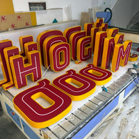 Letras 3D Personalizadas para Publicidad, Letrero con Logotipo de Tienda, Letrero Luminoso Acrílico con Letras LED, Letrero Interior para Tienda, Letrero Exterior para Pared de Tienda