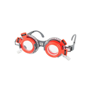 Aist Optics 1pc Nuevo Diseño TF-<span class=keywords><strong>X</strong></span> Montura de Prueba Óptica de Plástico, Montura de Lentes Oftálmicas de Prueba 52-70mm PD Fijo Opcional Color Gris - Product Image 1