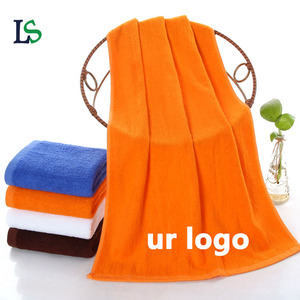 Serviette de toilette en coton turc personnalisée avec logo pour pédicure, spa, salon de coiffure, hôtel, couleur marron, blanc, orange, bleu, noir, 35*75 cm, serviette de barbier - Product Image 5