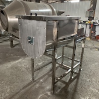 Miscelatore Industriale a U di Grande Scala, Produzione 5 Tonnellate/Ora, Miscelatore a Nastro in Acciaio Inox con Pompa e Motore a Ingranaggi per Produzione di Fertilizzanti Sfusi