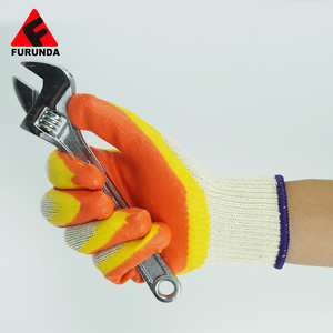 Gants à main tricoté en coton blanc, 10 pièces, en Latex de sécurité, pantoufles de travail, Construction à usage multiple - Product Image 4