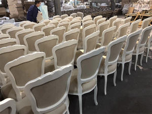 Chaise de salle à manger en rotin tissé en bois, vente en gros, café-restaurant contemporain nordique - Product Image 4