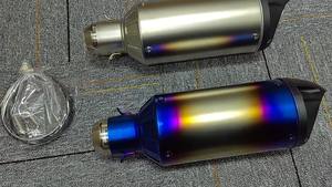 Pot d'échappement modifié pour moto, adapté à Kawasaki <span class=keywords><strong>Scorpion</strong></span>, en acier inoxydable, petit hexagone - Product Image 5