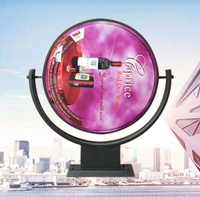 Panneau publicitaire rotatif lumineux pour centre commercial, avec fonction de rotation, cadre métallique carré, panneau en aluminium