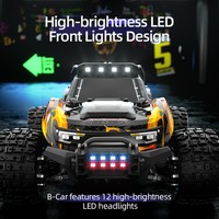 1:18 Échelle 4WD Brosse De Carbone Lumineux LED Lumières Indépendant Absorbant Les Chocs Télécommande Hors Route Voitures Jouet RC Voiture À Grande Vitesse