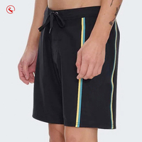 Meilleure Vente Maillot de Bain Classique pour Homme avec Rayures Latérales, Cordon de Serrage, Séchage Rapide, Short de Bain avec Doublure