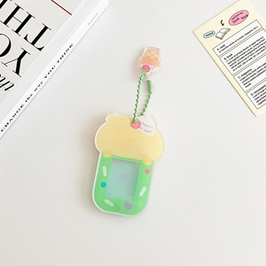 Cá nhân hoá tùy chỉnh thiết kế Kawaii phim hoạt hình photocard chủ <span class=keywords><strong>mini</strong></span> Kpop Acrylic Keychain chủ sở hữu thẻ - Product Image 6