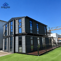 Vente en gros de maisons préfabriquées modulaires en acier à deux étages, 2 à 4 chambres, pour construction autonome en zone rurale