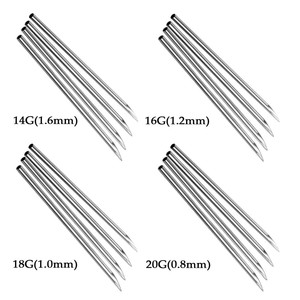 <span class=keywords><strong>Aguja</strong></span> de <span class=keywords><strong>Piercing</strong></span> <span class=keywords><strong>Hueca</strong></span> de Acero Inoxidable, Joyería Corporal de Moda <span class=keywords><strong>para</strong></span> Anillo de Vientre y Ceja <span class=keywords><strong>para</strong></span> Regalo de Boda Compromiso - Product Image 2