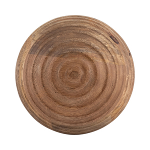 Sfera Decorativa in Legno di Mango, Scultura per Scaffale, Tavolino, Soggiorno, Ufficio, Ornamento da Esposizione - Product Image 1