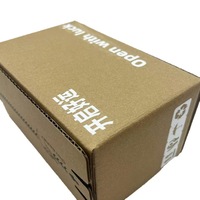 Boîte d'expédition en carton ondulé en forme d'avion, personnalisée, écologique, avec fermeture éclair et bande de déchirement, en papier kraft gaufré, pour savon artisanal