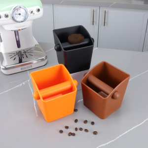 Caja de Residuos de Café en Oferta, Accesorios para Baristas, Cubo para Residuos de Té, Caja de Café de Gran Capacidad para una Fácil Limpieza de Espresso - Product Image 3